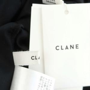 CLANE 21SS OFF SHOULDER TUCK BLOUSE オフショルダーブラウス シャツ 長袖 バックボタン タック 2