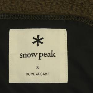 Snow Peak mountain of moods サーマルボアフリース パーカー ブルゾン パーカー ジップアップ S 茶色 ブラウン