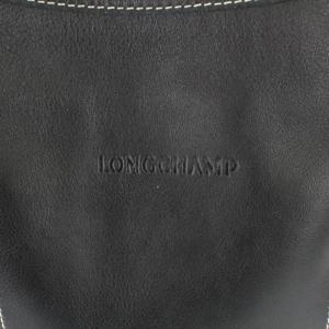 Longchamp ショルダーバッグ レザー 黒 ブラック