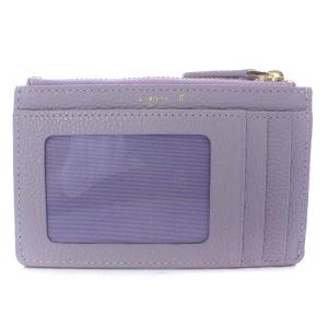 agnes b. フラグメントケース パスケース カード入れ コインケース 小銭入れ レザー ラベンダー 0964-VCT2 UAW01-01