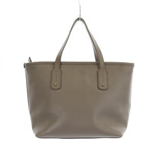 FURLA トートバッグ ハンドバッグ レザー グレー