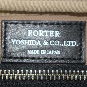 PORTER 吉田カバン セカンドバッグ クラッチバッグ レザー 黒 ブラック 106-03709