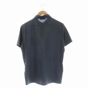 PRADA ポロシャツ 半袖 プルオーバー コットン M グレー