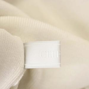 CELFORD 21AW 襟付きリブニット カットソー 長袖 ビッグカラー 36 オフホワイト