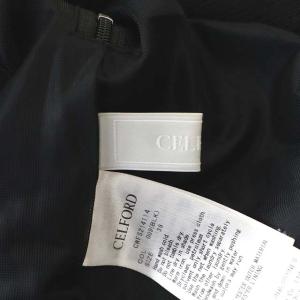 CELFORD 21AW ボリュームマーメイドスカート ロング フレア スリット 36 黒 ブラック