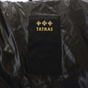 TATRAS PIANETA ダウンコート フード ラクーンファー ベルト付き 01 黒 LTA-4212