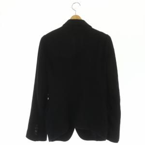 ANN DEMEULEMEESTER ウール テーラードジャケット 2B 総裏地 38 黒 ブラック