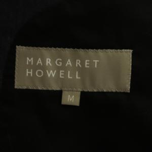 MARGARET HOWELL ウールコットン2Bテーラードジャケット 背抜き シングル ウール M 紺 ネイビー