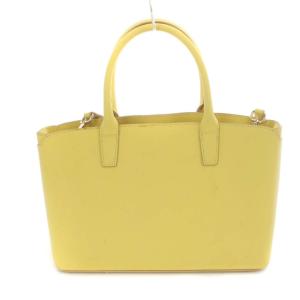 TOCCA シェリーボクシートート CHERIE BOXY TOTE トートバッグ ハンドバッグ ショルダーバッグ 2WAY レザー 黄