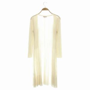 TOCCA 21SS LONG AJISAI ロングカーディガン ニット 長袖 Vネック F ライトベージュ