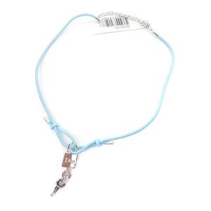 カデナチャーム チョーカー 水色 ライトブルー