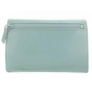 CHANEL コインケース ココボタン 小銭入れ 財布 レザー 水色 ブルー