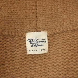 Ron Herman カーディガン ニット トッパー カシミヤ L 茶 ブラウン