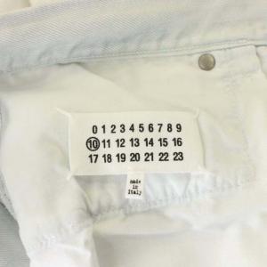 Maison Margiela マルタンマルジェラ10 カットオフデニムパンツ ジーンズ ボタンフライ 32 青 ブルー S50LA0152