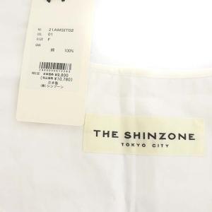Shinzone 21AW FRILL COLLAR コットンフリルつけ襟 カットワークレース F 白 ホワイト