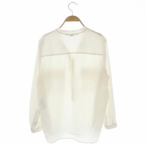 STELLA McCARTNEY シアープルオーバーブラウス 長袖 白 ホワイト