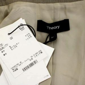 Theory 22AW Traceable Wool OS SB JKT オーバーサイズジャケット テーラード 総裏地 1B 00 カーキベージュ