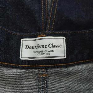 Deuxieme Classe デニムスカート タイト ロング ステッチ 38 インディゴ