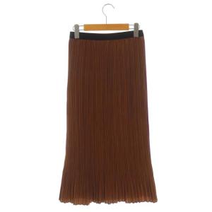 Diagram GRACE CONTINENTAL 21AW プリーツ タイト スカート ロング 38 茶色 紫 黒