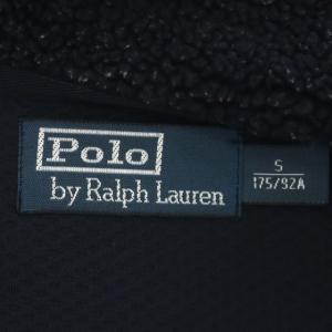 POLO RALPH LAUREN ノルディック柄ボアブルゾン ジャケット ショート ジップアップ S 紺 赤 オフホワイト