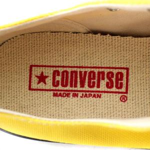 CONVERSE オールスター メイドインジャパン スニーカー ローカット キャンバス 4 23cm 黄 イエロー