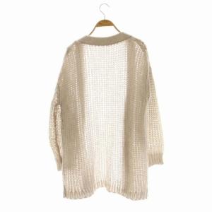 Diagram GRACE CONTINENTAL モヘヤニットカーディガン 長袖 36 グレージュ