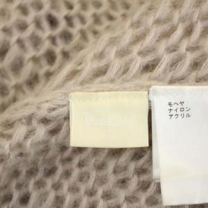 Diagram GRACE CONTINENTAL モヘヤニットカーディガン 長袖 36 グレージュ