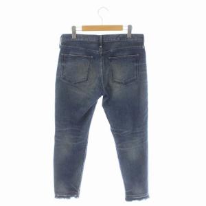 upper hights THE THIN クロップドスリムデニムパンツ ジーンズ テーパード 26 インディゴブルー 青