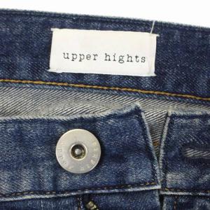 upper hights THE THIN クロップドスリムデニムパンツ ジーンズ テーパード 26 インディゴブルー 青