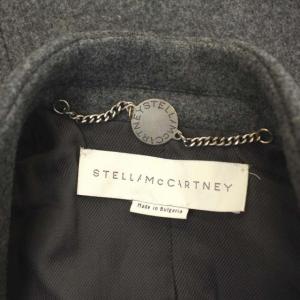 STELLA McCARTNEY ロングコート アウター 総裏地 ウール 36 グレー