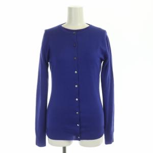 アンサンブル ニットカーディガン カットソー 長袖 ウール S 青 ブルー