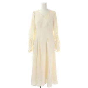 CELFORD 2点セット ニットベスト セーター ケーブル ノースリーブ ボトルネック 金ボタン ワンピース ロング フレア 長袖 Vネック