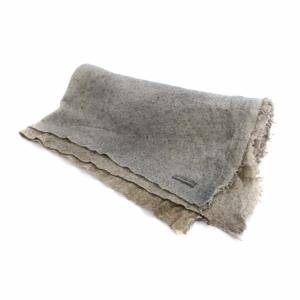 Faliero Sarti ストール マフラー 羽織 ウール×シルク混 灰 ライトグレー