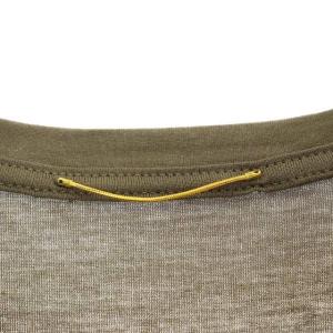 Deuxieme Classe Terrfic Tシャツ カットソー ノースリーブ クルーネック プルオーバー カーキ