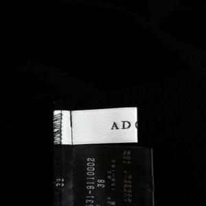 ADORE サイドスリットシャツ カットソー 長袖 ビックシルエット 38 黒 ブラック
