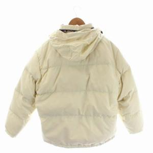 POLO SPORT ラルフローレン ダウンジャケット アウター フード収納 ジップアップ M アイボリー