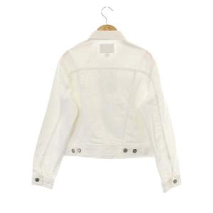 RALPH LAUREN ホワイトデニムジャケット Gジャン コットン S/P 白 ホワイト