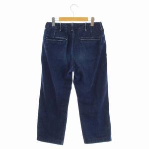 WAREHOUSE デニムパンツ ジーンズ テーパード ボタンフライ 32 インディゴブルー