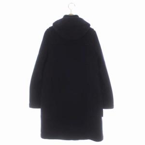 GLOVERALL ダッフルコート アウター ロング フード ウール EUR36 紺 ネイビー