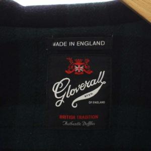 GLOVERALL ダッフルコート アウター ロング フード ウール EUR36 紺 ネイビー