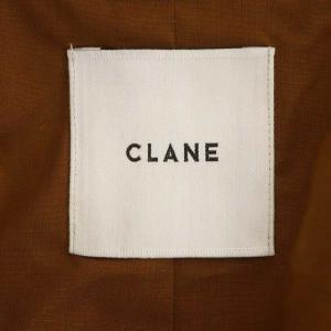 CLANE 22SS 2WAYオーバートレンチコート スプリングコート ロング ダブル ウール混 2 ベージュ