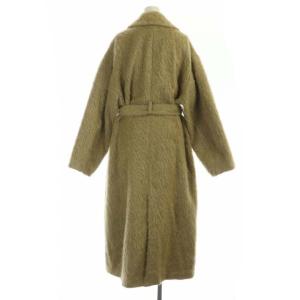 CLANE 21AW LONG SHAGGY SULLEY COAT ダブル アルパカモヘヤ混 ベルト付き 2