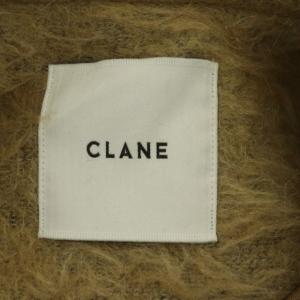 CLANE 21AW LONG SHAGGY SULLEY COAT ダブル アルパカモヘヤ混 ベルト付き 2