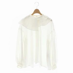 23SS TWO WAY COLLAR BLOUSE 2WAY プルオーバー オーバーサイズ