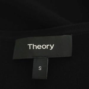 Theory VNECK BOMBER Vネック ニットカーディガン ニットブルゾン ジップアップ S 黒 ブラック