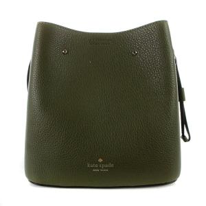 kate spade new york ショルダーバッグ レザー緑 グリーン