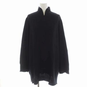 Max Mara 白タグ ニット セットアップ 上下 セーター 長袖 リブタイトスカート 膝丈 S 黒 ブラック