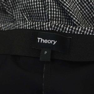 Theory 21AW SKINNY LEGGIN PL HOUNDS PONTE パンツ スキニー ストレッチ イージー チェック P