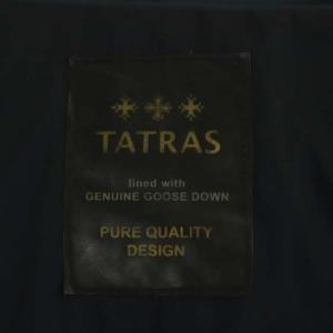 TATRAS VALLE ダウンコート ジップアップ ショールカラー アウター ロング 03 紺 ネイビー LTA16A4497