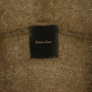 Spick&Span ニット チャイニーズラクーン カーディガン 長袖 ロング F 茶 ブラウン